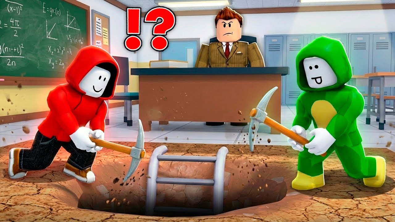 Джей-Джей и Майки выбрались из изолятора!? (Maizen Roblox)