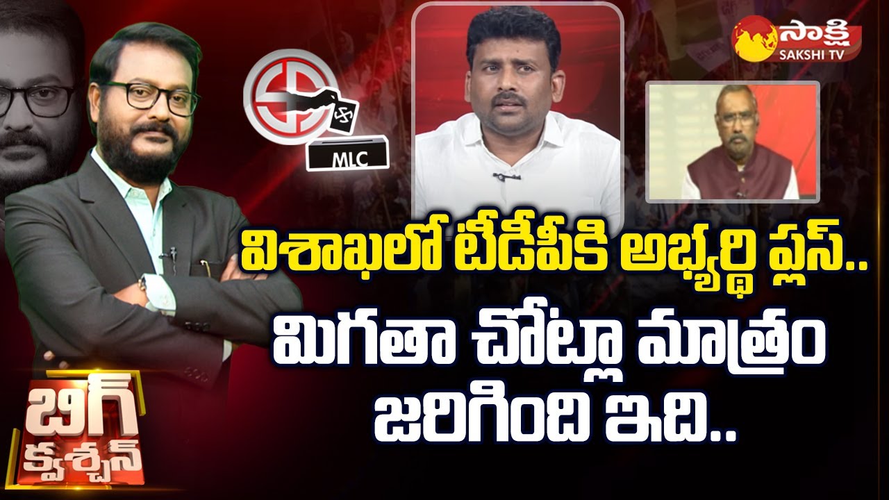 Karumuri Venkata Reddy about Graduate and Teachers MLC Election Results | Big Question @SakshiTV