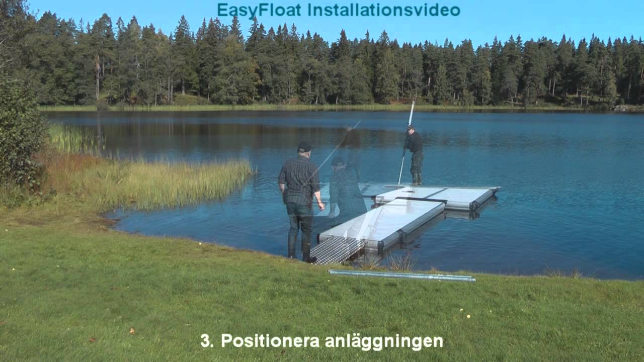 Så installerar du din EasyFloat® flytbrygga (steg för steg)