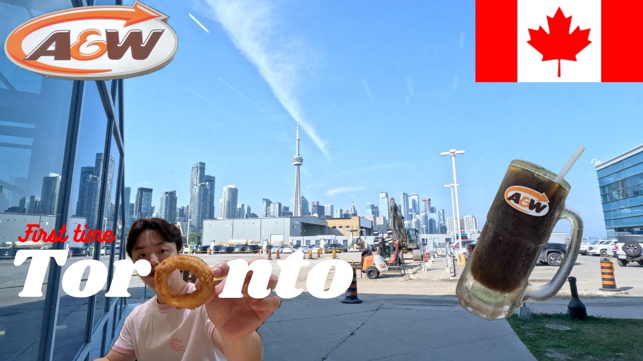 A&W is BETTER than Burger King?! | First time in Canada Ep 1 mp4