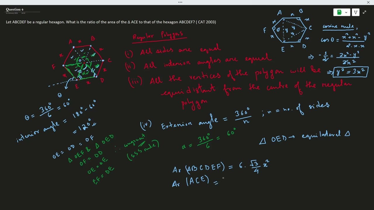 Mixed CAT Geometry PYQs (2003–2004) | 3 Must-Solve Questions