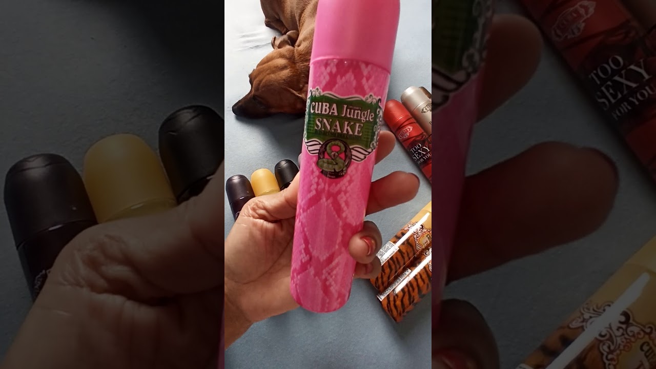 perfume cuba original e suas fragrâncias similares... 3 lançamentos atuais...