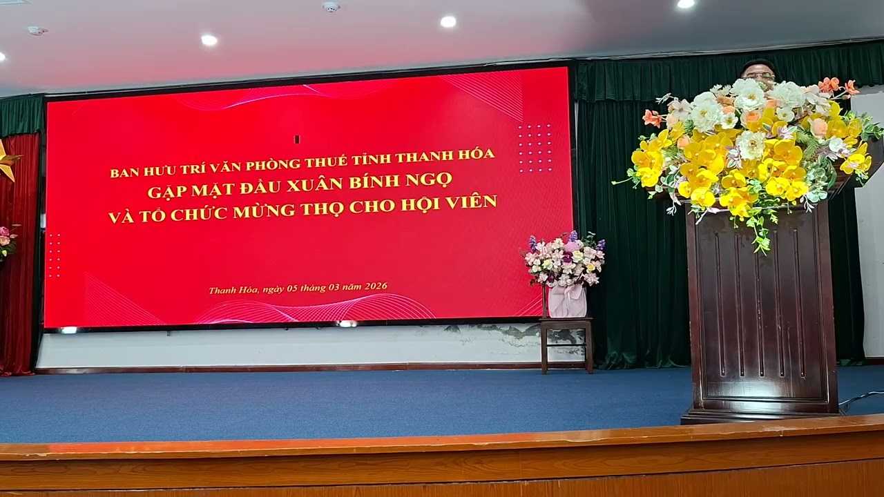 Gặp mặt đầu xuân  2026 .Hội viên hưu trí ngành thuế tỉnh Thanh hóa