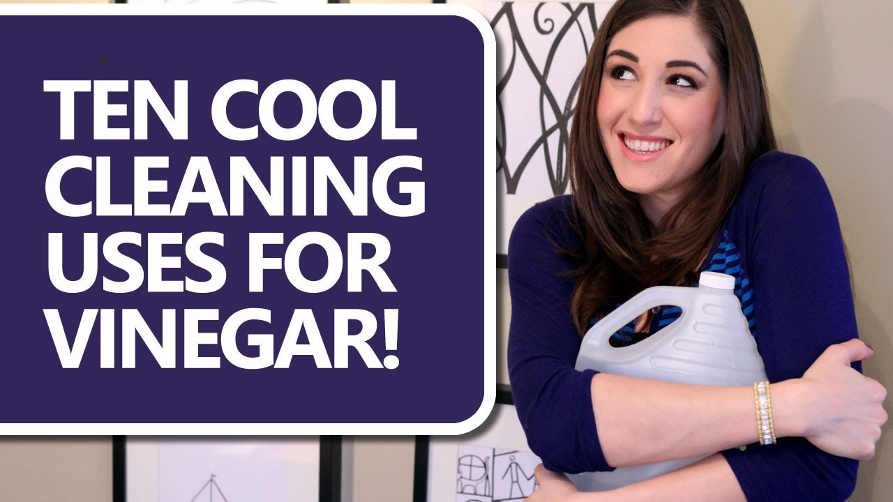 10 Ways to Clean With Vinegar! (Clean My Space)