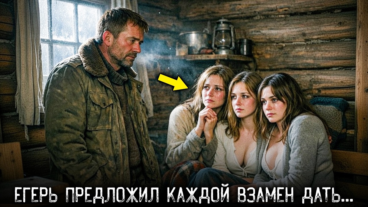 Егерь Спрятал ТРЁХ БЕГЛЯНОК в Тайге. Ночью Они Сказали, Чем Отплатят… Он ОБОМЛЕЛ!