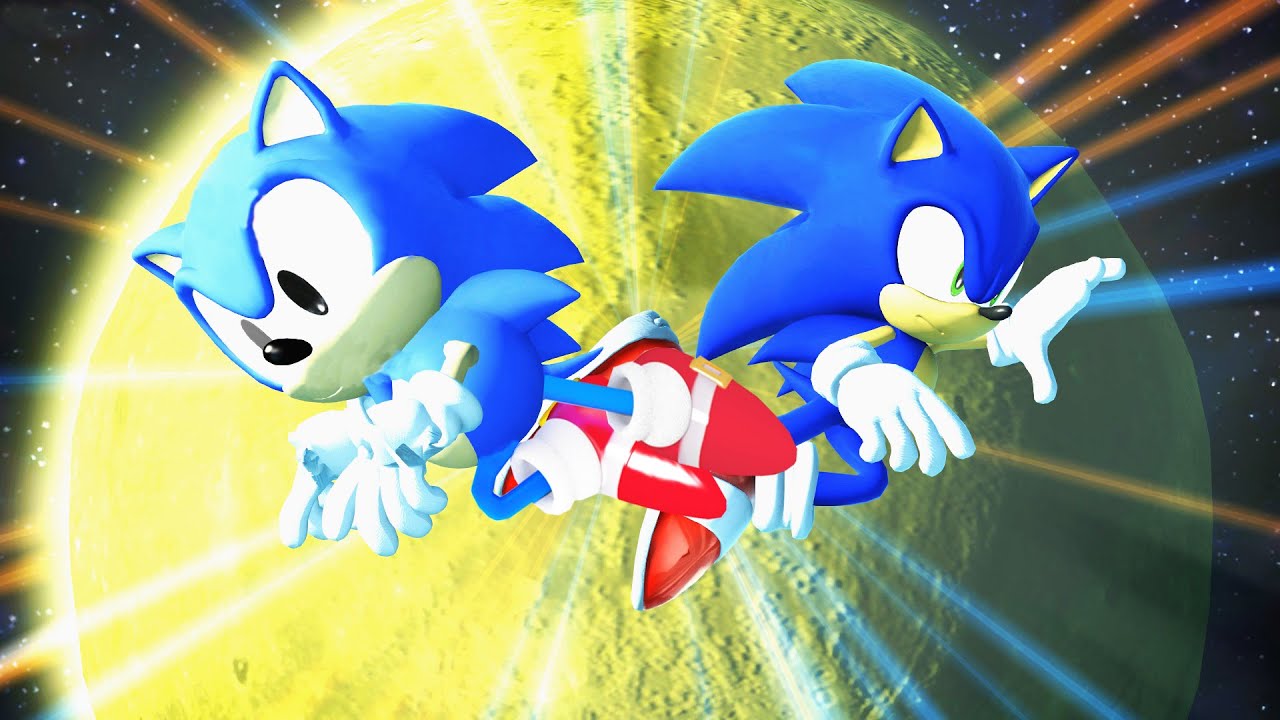 Classic Sonic VS Modern Sonic (Sonic Generations)