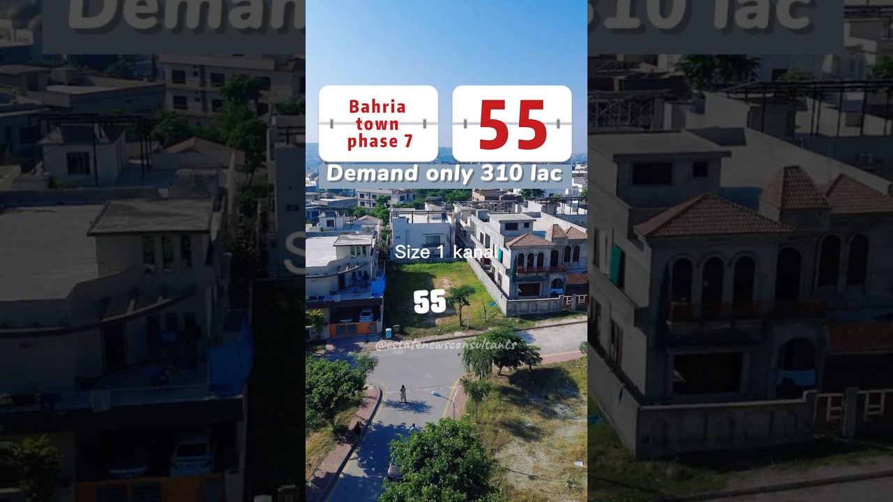 1 Kanal Plot For Sale | Bahria Town Phase 7 Islamabad | Prime Location & Best Investmen