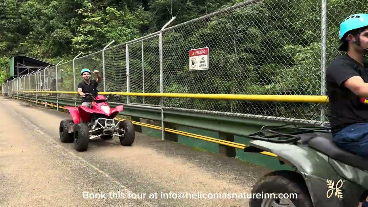 ATV TOUR ARENAL COSTA RICA HELICONIAS NATURE INN