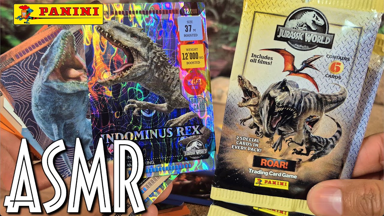 ASMR JURASSIC WORLD TCG | INDOMINUS REX CARD