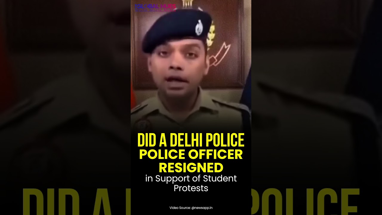 Did a #delhipolice #officer #resign Over #studentprotests Viral Video Sparks #debate #cjpprotest