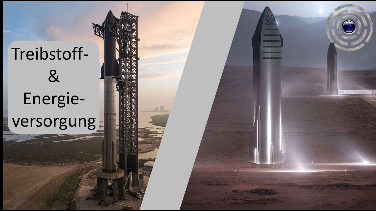starships treibstoff und energieversorgung auf erde und mars