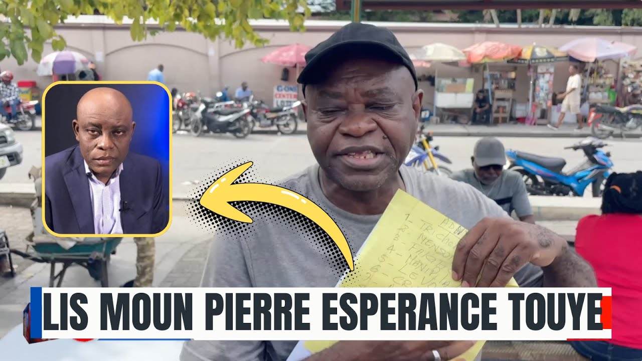 FLASH! Fednel Monchery lage yon lis non moun li di Pierre Esperance TOUYE nan peyi a