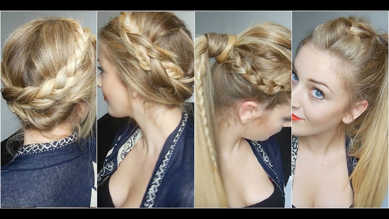 Coiffures avec Tresses cheveux longs, mi-longs