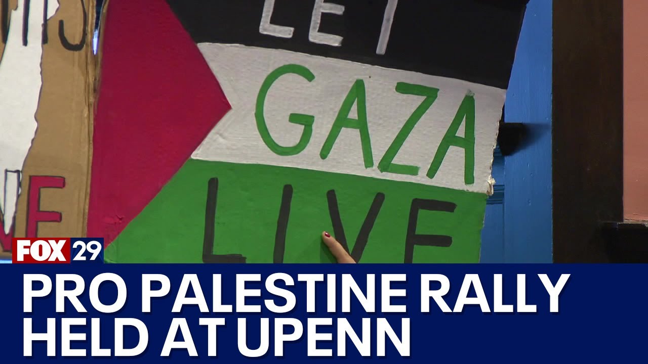 University of Pennsylvania students gather for pro-Palestine demonstration