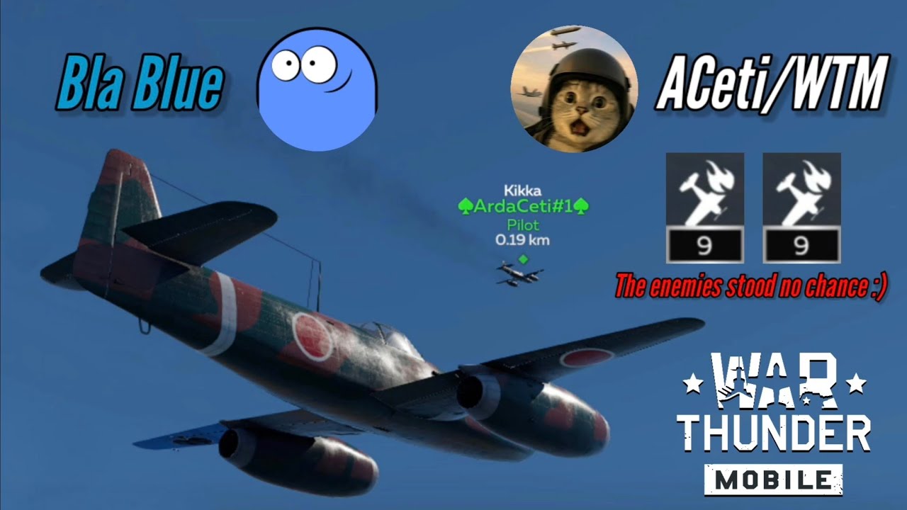 Dismantled the entire enemy team together with @CetiWtm - War Thunder Mobile 
