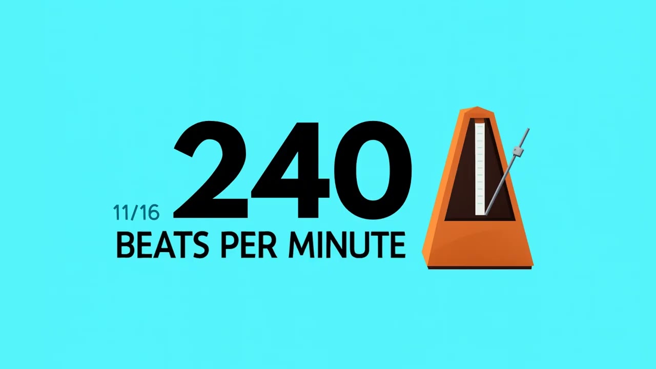 240 BPM 11/16 Metronome