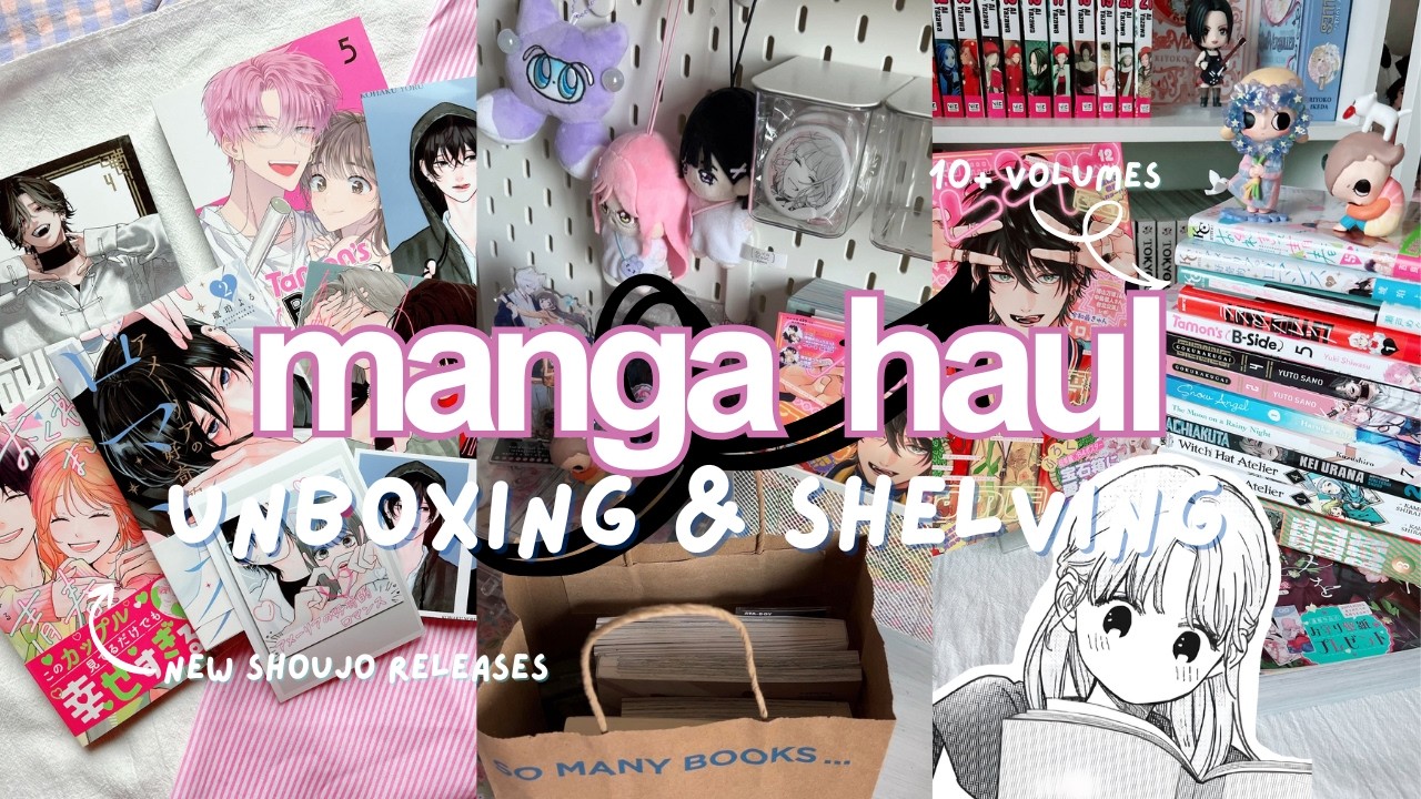 zᶻ🍨 manga haul • shoujo magazines & shelf organizing (10+ volumes)