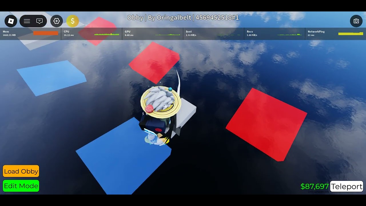 A video of me playing my obby!