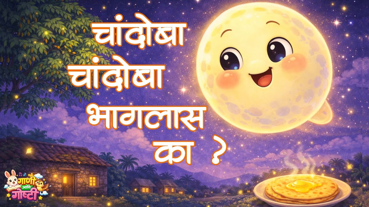  चांदोबा चांदोबा भागलास का ? | Chandona Chandoba Bhaglas Ka ?
