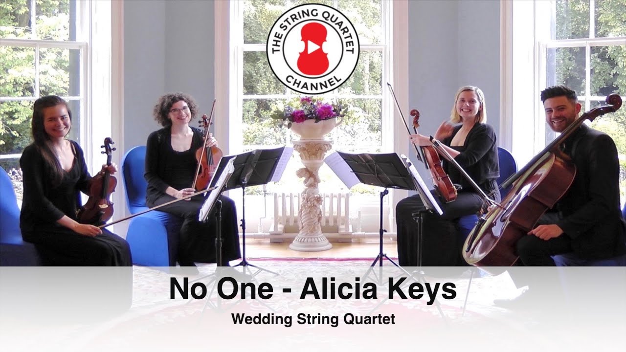 No One (Alicia Keys) Wedding String Quartet - 4K