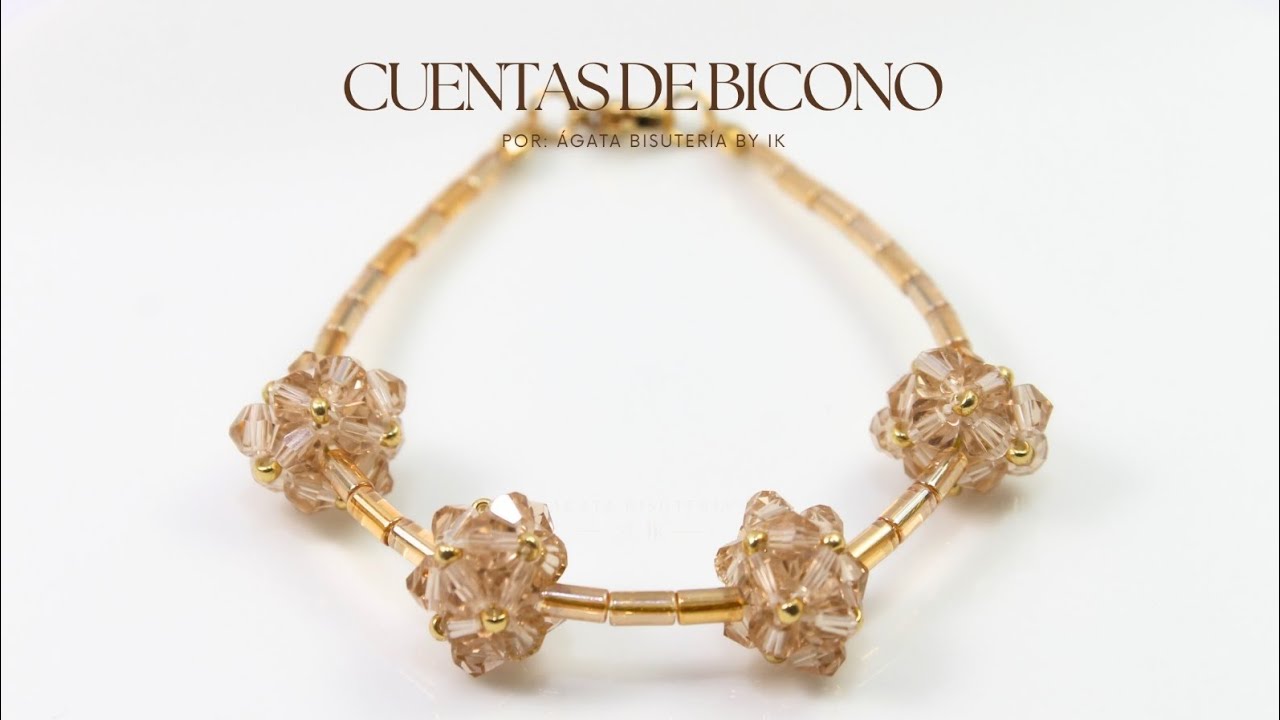 CUENTAS DE BICONO ✨