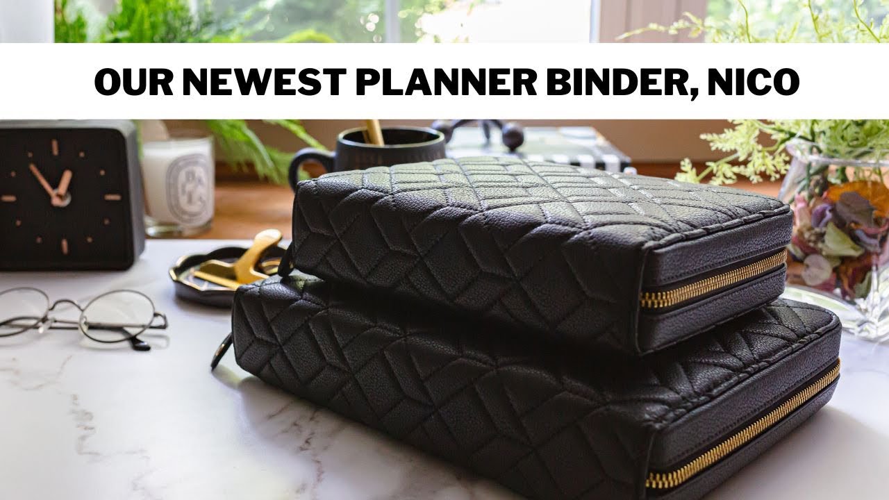 Nico, our newest planner binder