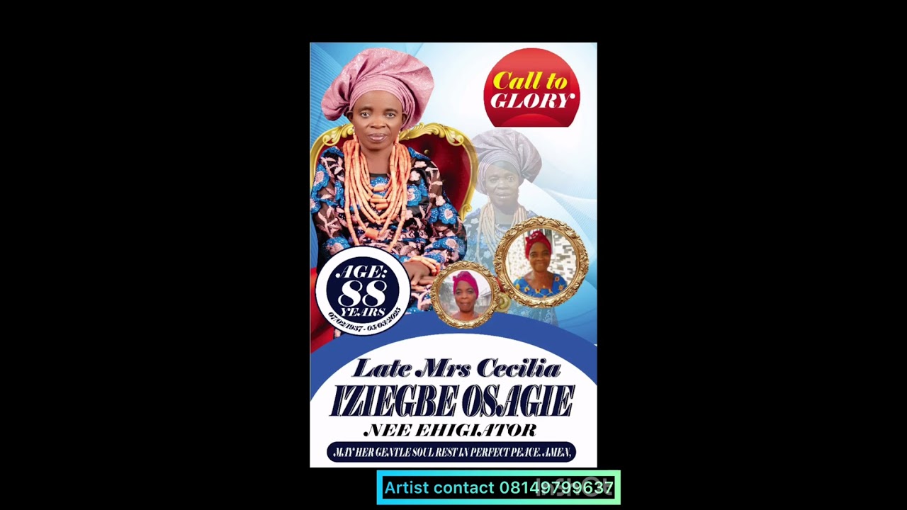 Tribute,  song to late mrs Cecilia Iziegbe  osagie