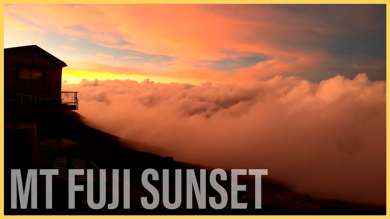 Mt Fuji Sunset Timelapse (4K)