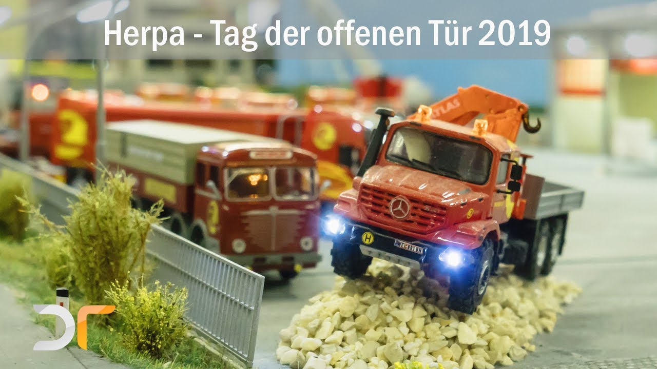 RC Mikromodelle - Trucks, Bagger, Radlader in 1:87 Tag der offenen Tür bei Herpa 2019 |