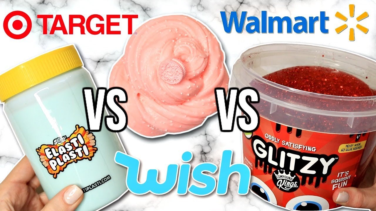 Walmart VS Wish VS Target Slime Review! Is It Worth It?!