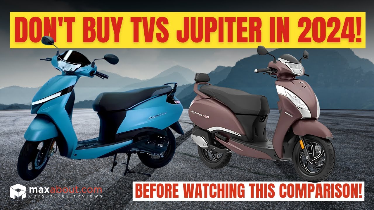 Сравнение TVS Jupiter 110 и 125 2024 года | Полное руководство покупателя | Кто победитель?