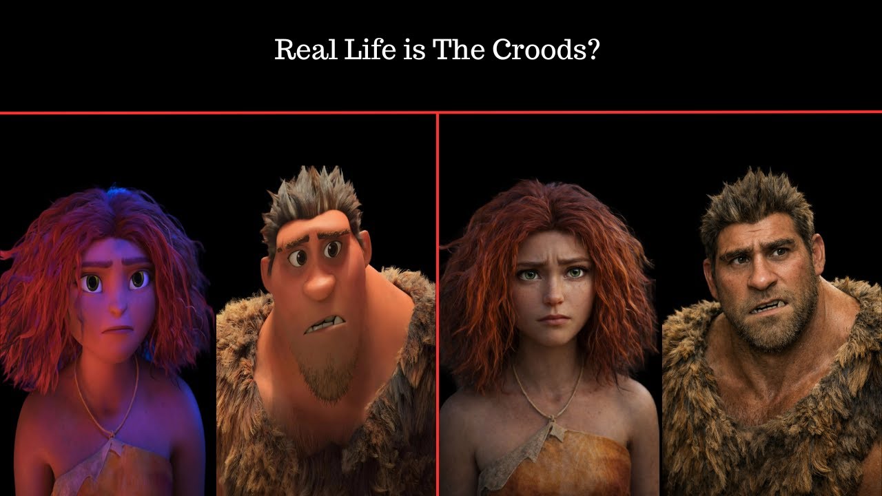 The Croods Characters in Real Life | AI Transformation 🦴🔥🌍