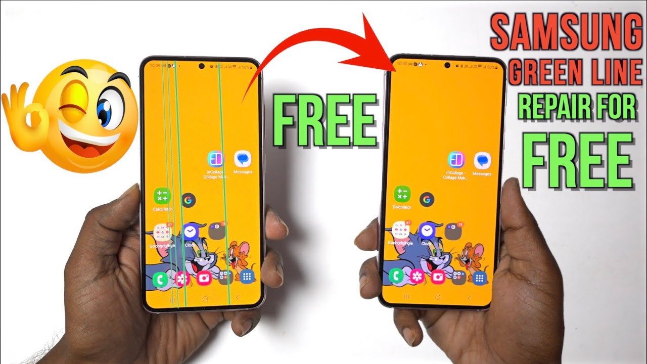 Samsung Galaxy S23 Green line repair for free | Change Samsung s23 screen for free