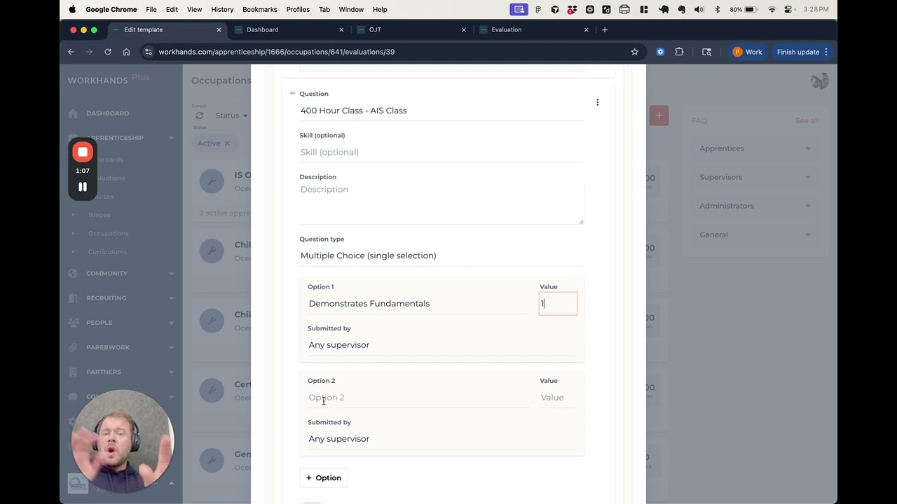 How to Track Competencies in an Apprenticeship Program | WorkHands Demo