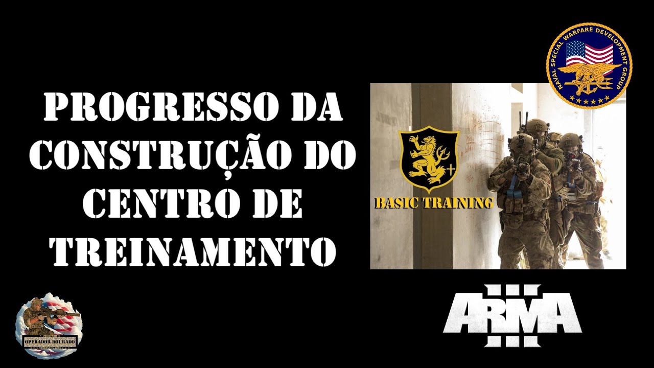 ARMA 3 - Progresso do Centro de treinamento Gold Squadron #arma3 #military #milsim #fps #navyseals