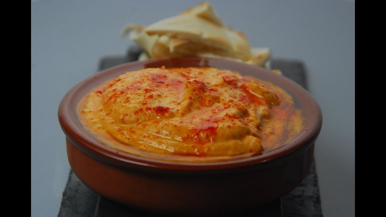 Spiced Red Pepper Hummus | Cooksmart | Sanjeev Kapoor Khazana