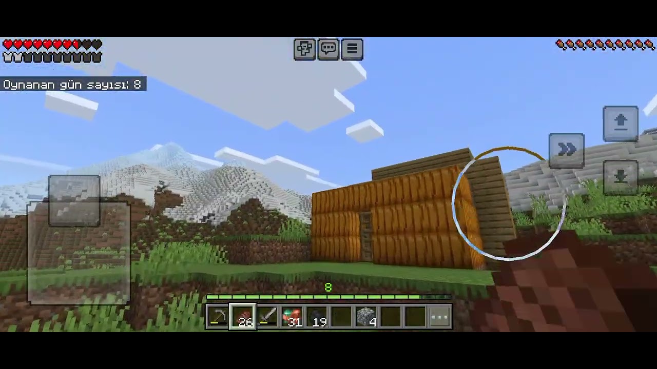 Yanlışlıkla videoyu bitirdim😅minecraft part 4