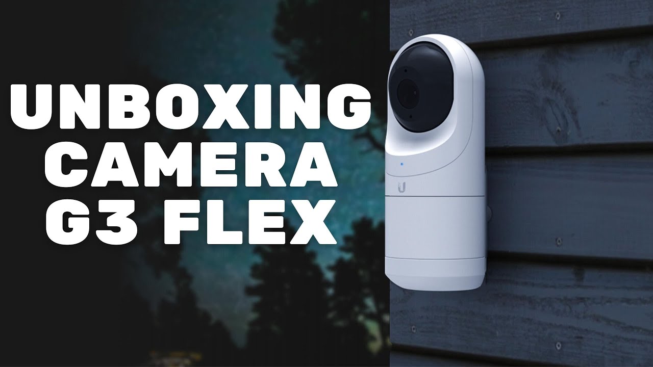 UNBOXING - Camera Unifi G3 flex da Ubiquiti