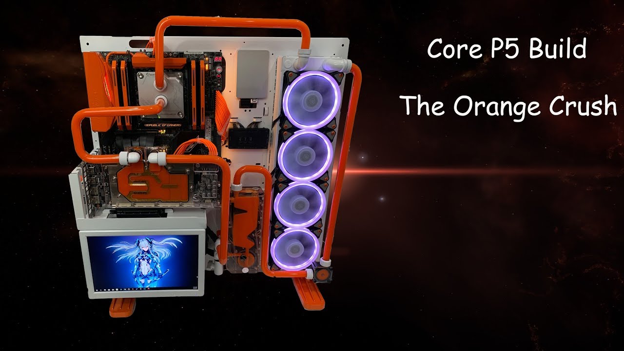 Custom water cooled PC Build! [Thermaltake Core P5]