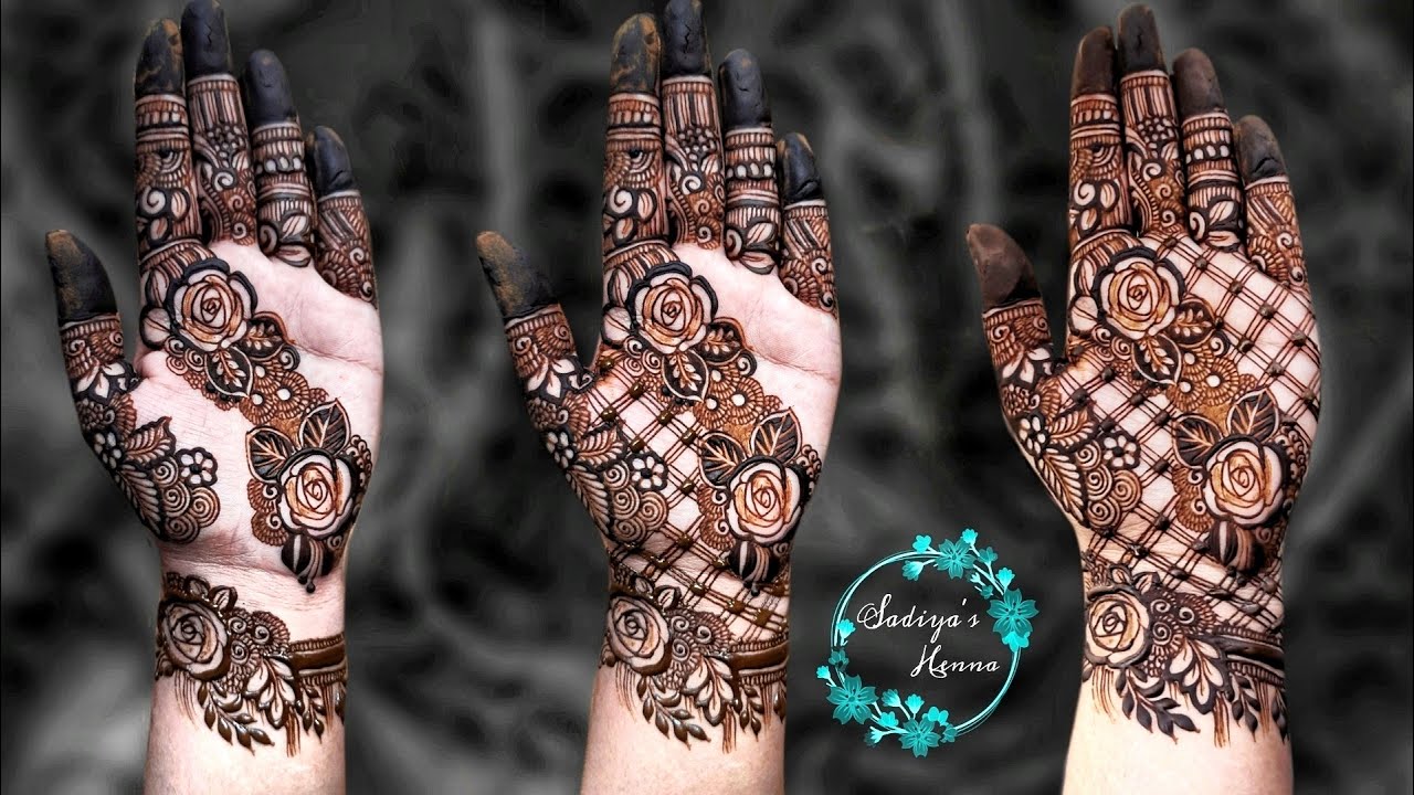 Simple And Easy Mehndi Design | New Mehndi Design 2022 | Rose mehndi design new | Checks mehndi 2022