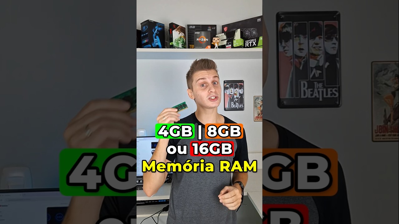 Diferen&ccedil;a entre 4GB, 8GB e 16GB de RAM: Qual escolher?