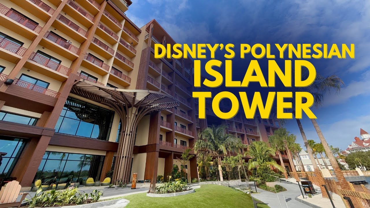 Disney's New Island Tower at the Polynesian Tour!