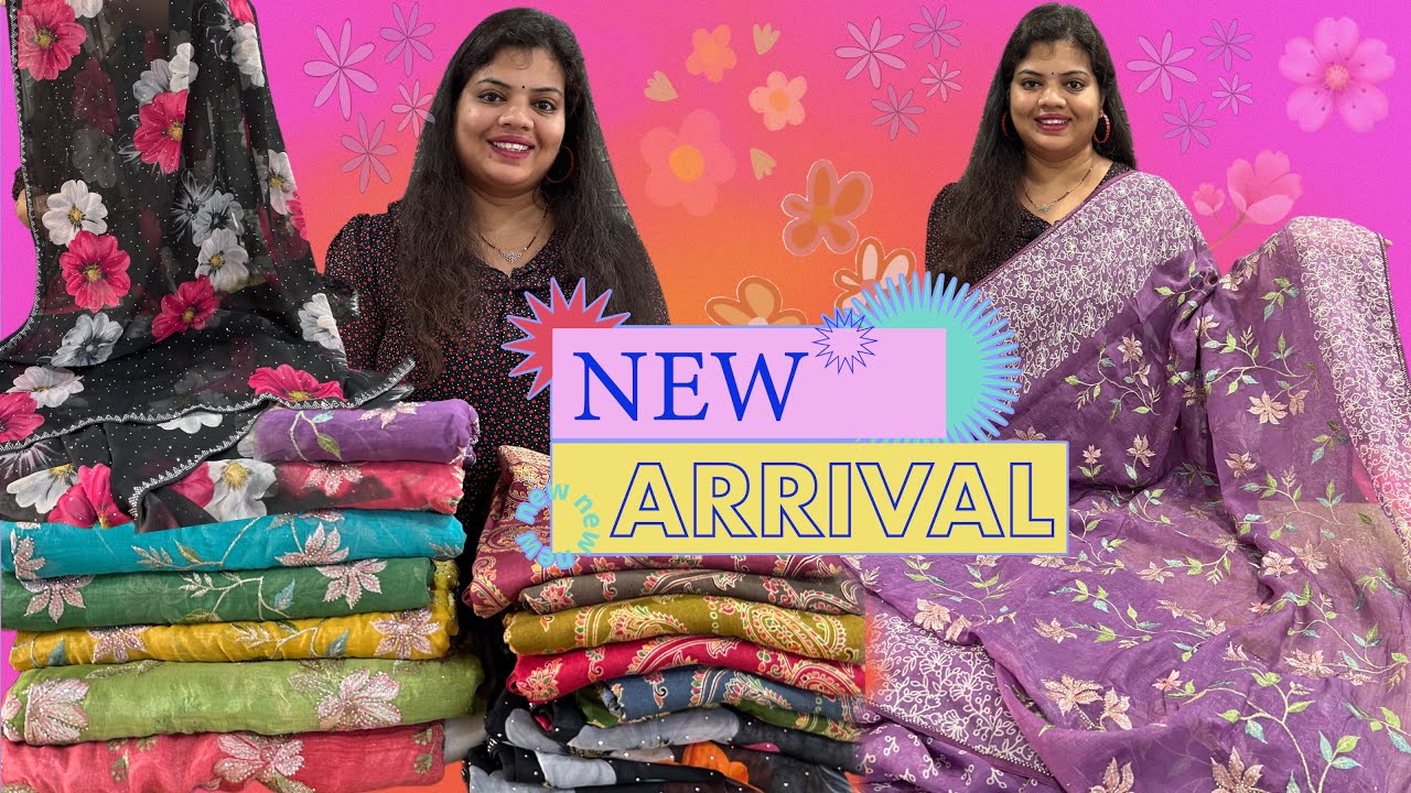 Designer Sarees Collection #mashmellow #glasstissuesarees #swaroski #saree #designersarees 