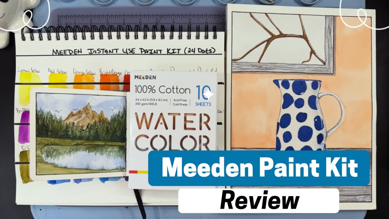 Meeden Instant Use Watercolor Paint Kit Review