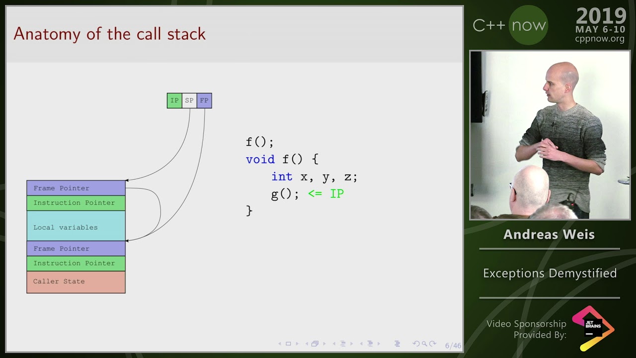 C++Now 2019: Andreas Weis “Exceptions Demystified”