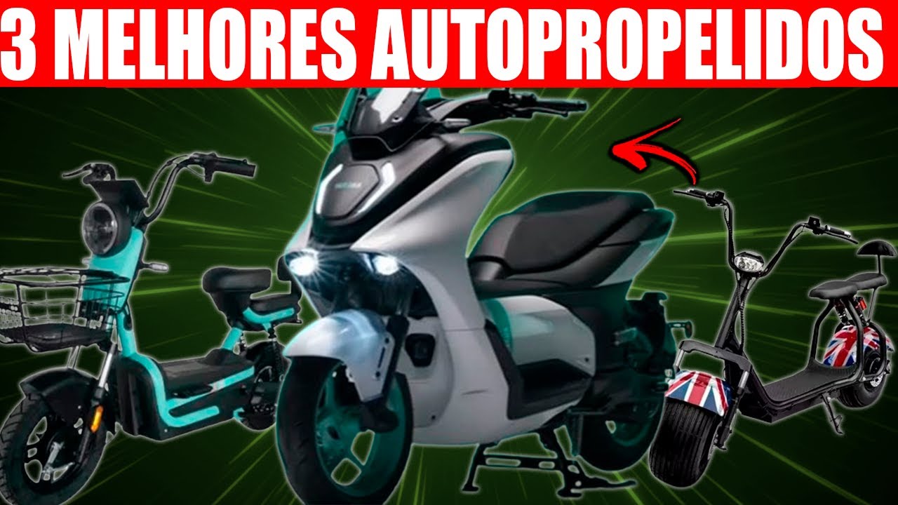 OS 3 MELHORES AUTOPROPELIDOS, SCOOTERS ELÉTRICAS DE 2025  SEM PLACA, SEM CNH
