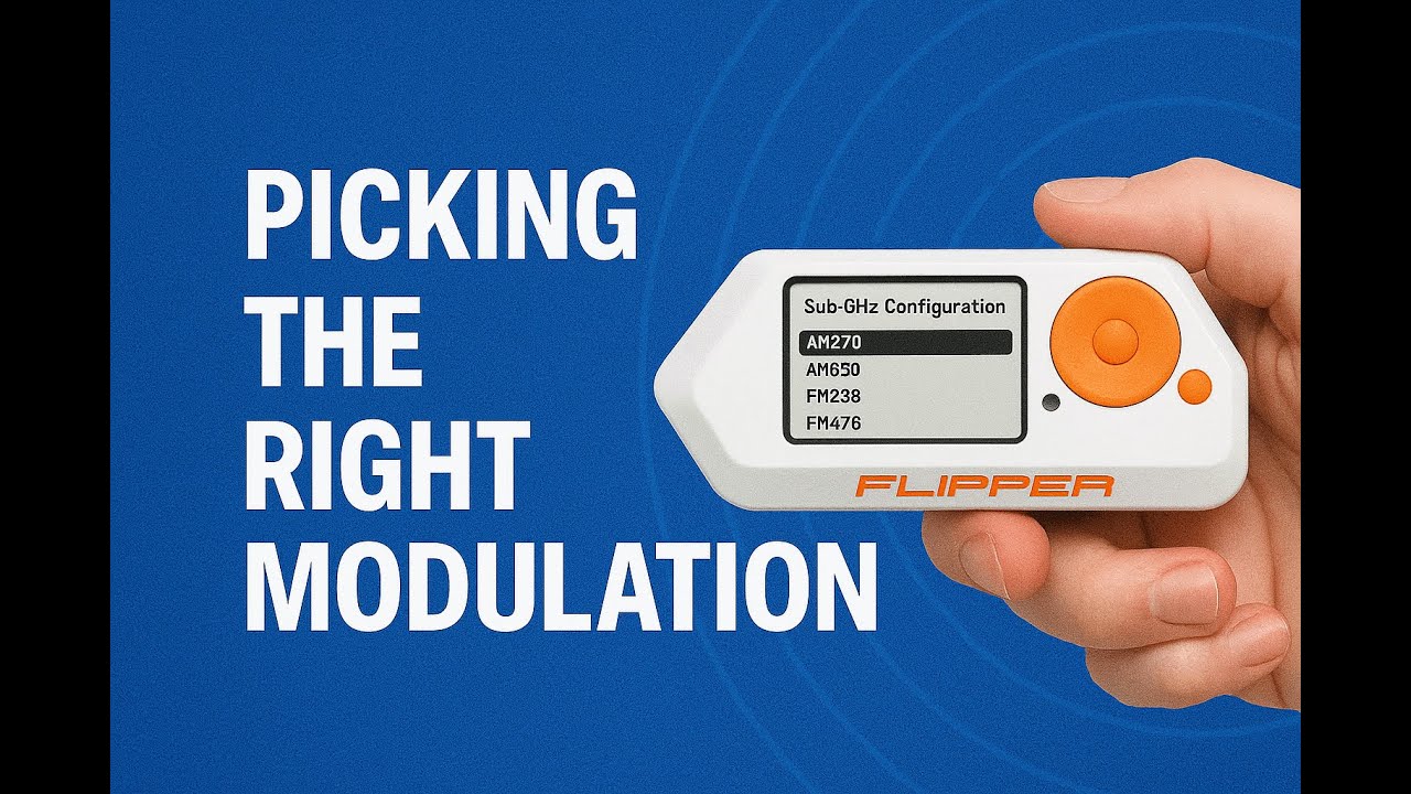 [169] Modulation Setting to Read and Send Sub-GHz signals with Flipper Zero #gate #doorbell #lights