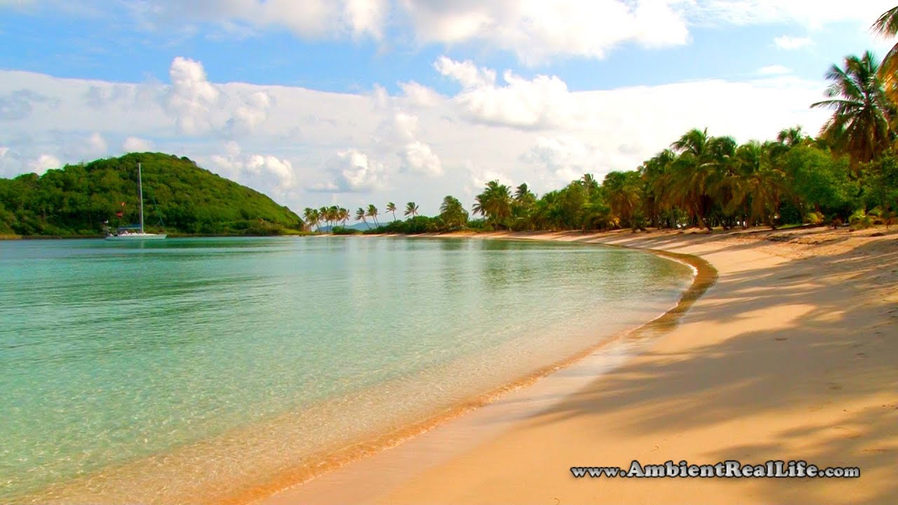 CARIBBEAN Relaxation / Meditation Scenes - Salt Whistle Bay, Mayreau, Grenadines - Part 3