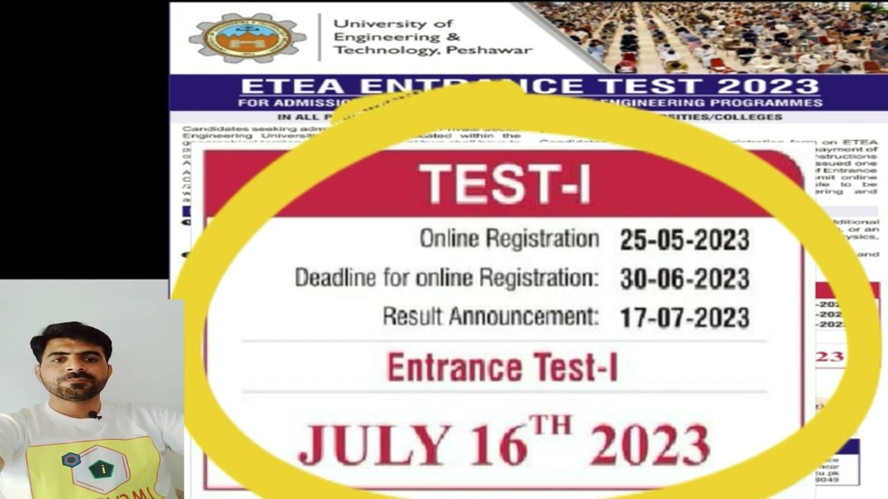 How to apply for ETEA Engineering Test Online 2023 | Registration Fee & Eligibility | UET admission