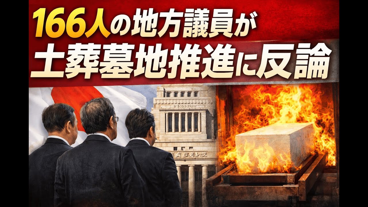 土葬墓地推進に反論。166人の地方議員が国に要望